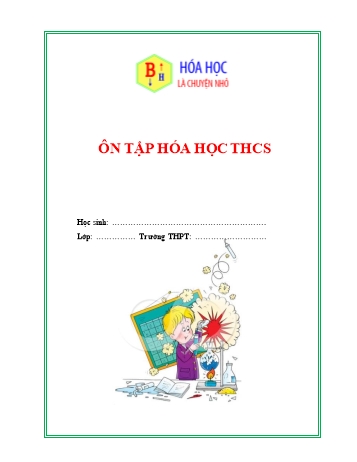 Ôn tập môn Hóa học Lớp 8