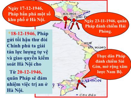 Bài giảng Lịch sử Lớp 5 - Bài 13