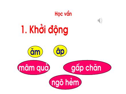 Bài giảng Tiếng Việt 1 (Học vần) sách Vì sự bình đẳng và dân chủ trong giáo dục - Bài 54: Em, êm