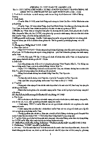 Đề cương ôn thi giữa kì II môn Lịch Sử 12